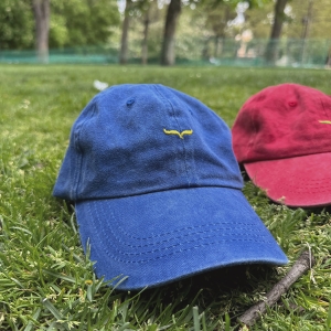 GORRA ALGODÓN LAVADO AZUL