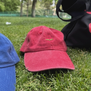 GORRA ALGODÓN LAVADO ROJO